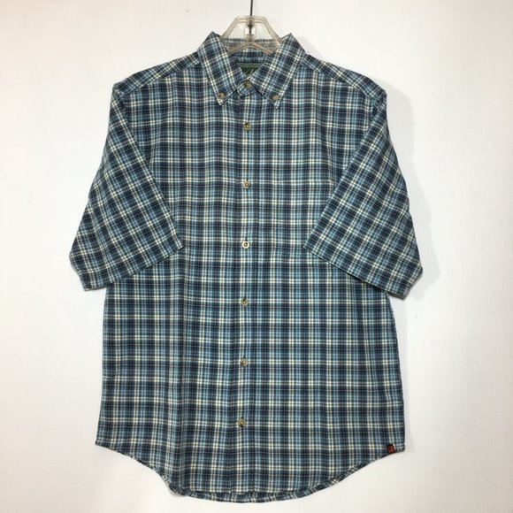 Woolrich Woolen Mens Short Sleeve Shirt - Size Small - Pre-owned - T4VZT8 - Picture 1 of 6